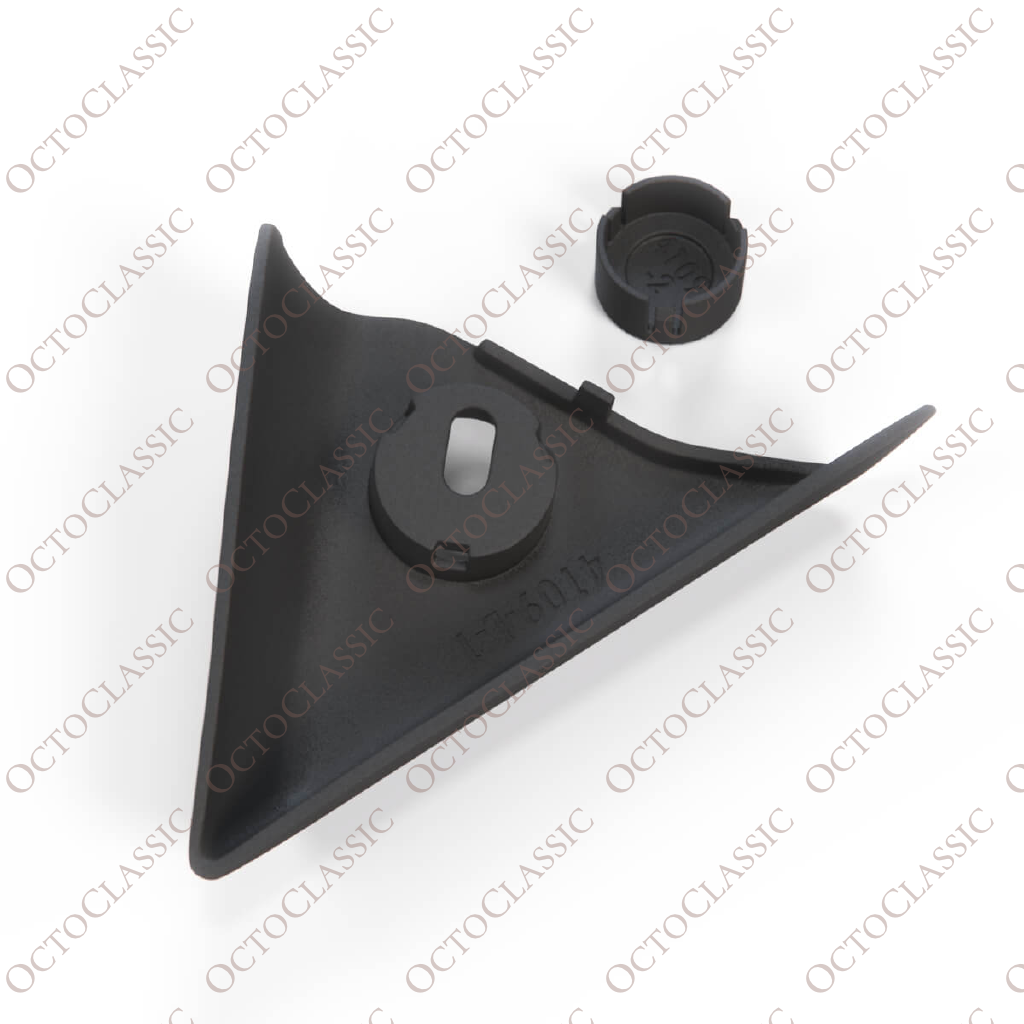 Ford / Mercury Capri Convertible Mk3 Inner Mirror Triangle Cover Trim Left Or Right Black 89JA-17732-ACW / 89JA-17530-ACW Ford / Mercury Capri Convertible Mk3 Inner Mirror Triangle Cover Trim Left Or Right Black 89JA-17732-ACW / 89JA-17530-ACW