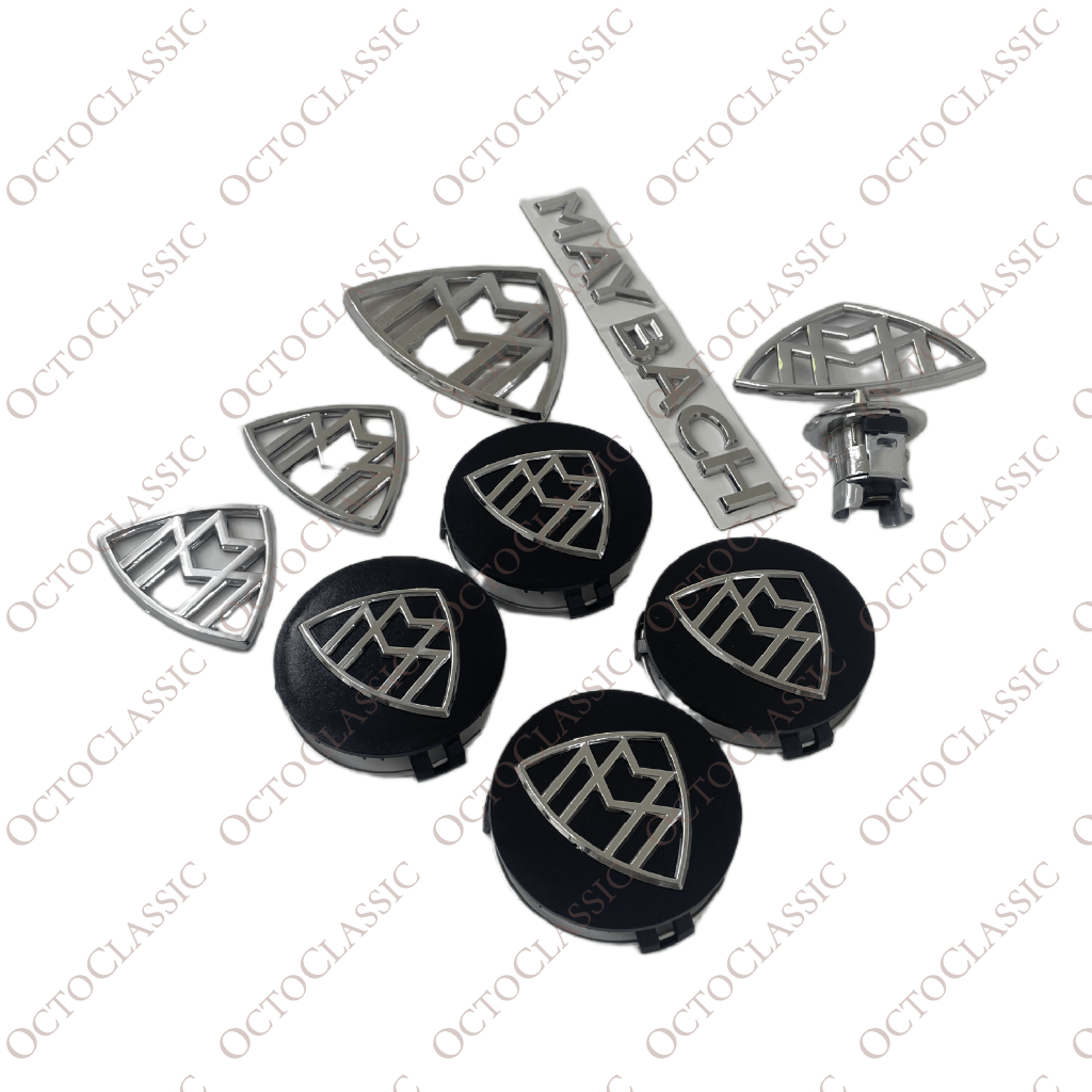 Set di 9 emblemi Mercedes Maybach W240 A2408170215 / A2407580158 / A2404000125 Set di 9 emblemi Mercedes Maybach W240 A2408170215 / A2407580158 / A2404000125
