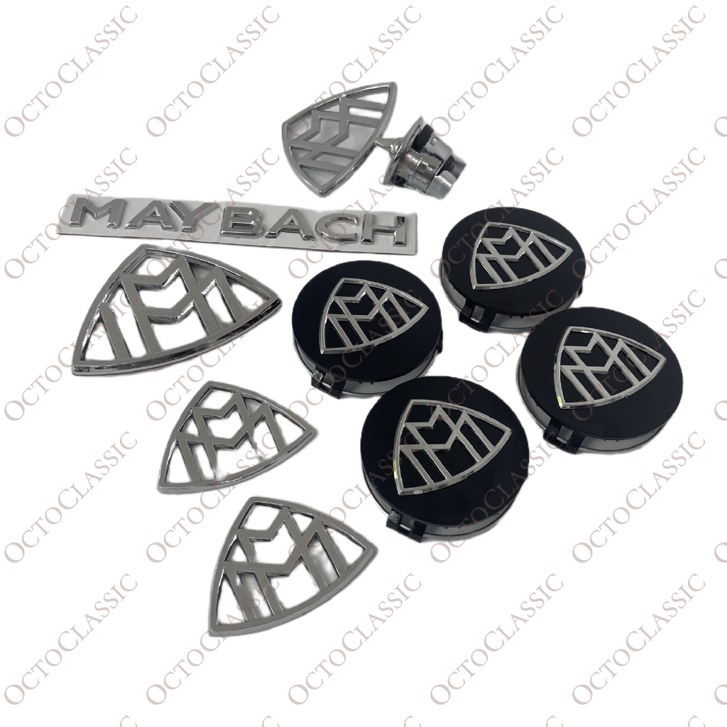 Set di 9 emblemi Mercedes Maybach W240 A2408170215 / A2407580158 / A2404000125 Set di 9 emblemi Mercedes Maybach W240 A2408170215 / A2407580158 / A2404000125