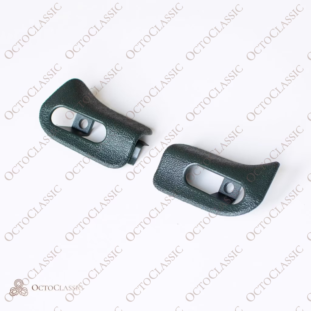 a124, Mercedes-Benz, R129, W124 - R129 A124 Sun visor trim covers set (W124 cabriolet, convertible, drop top) A1298110661, 1298110561 - OCTOCLASSIC 