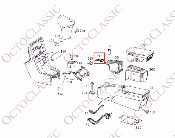SLK R170 Housing Cover Panel For Top Roof & Mirror Control Switch Bezel Trim Black A1706830508 SLK R170 Housing Cover Panel For Top Roof & Mirror Control Switch Bezel Trim Black A1706830508