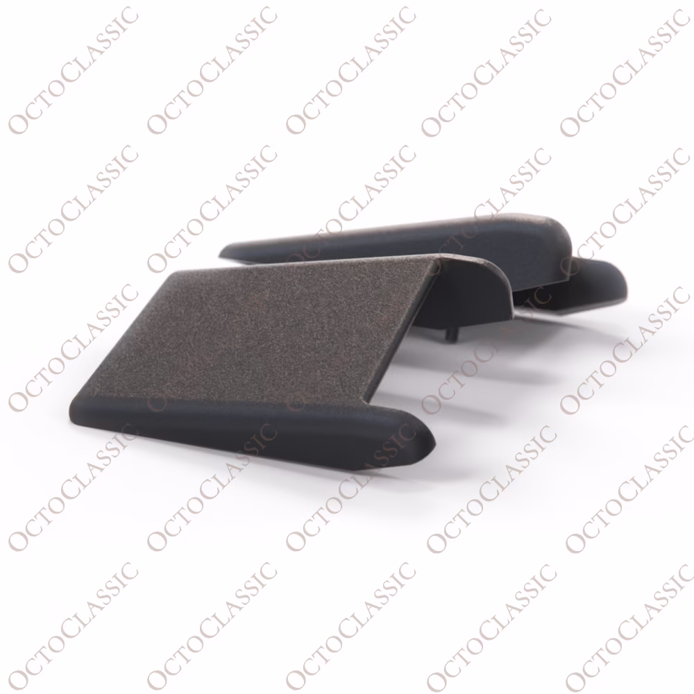 Range Rover Classic Plastic Single Hinge Cover Bonnet Set Of 2 Black RTC4431