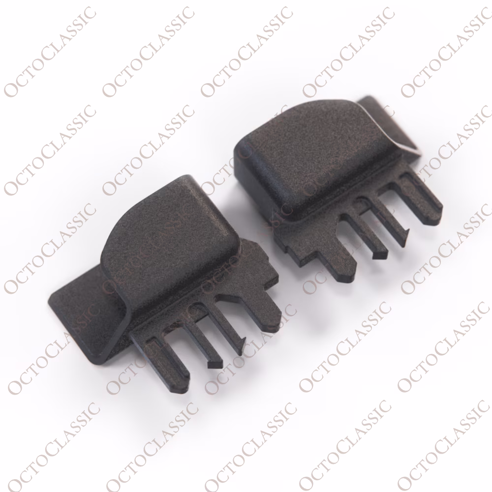 Audi A4 Roller Blind Luggage Cover Clips Pair Black  8W9868953 / 8W9868954