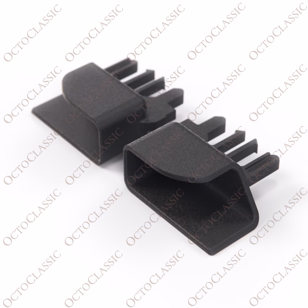 Audi A4 Roller Blind Luggage Cover Clips Pair Black  8W9868953 / 8W9868954