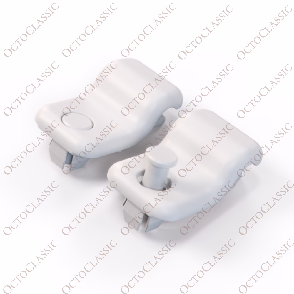 Austin Allegro Morris Sun Visor Clips Set Of 2 White GHF1240