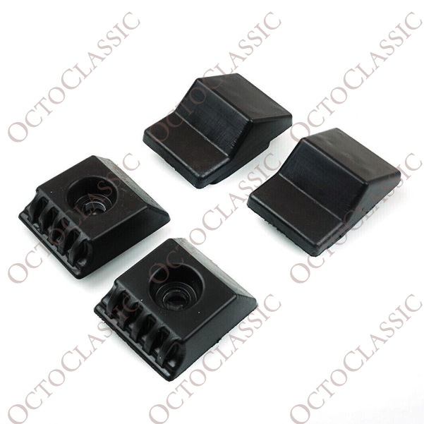 W124 A124 C124 Trunk Stop Rubber Boot Set 4pcs 1247580044 / 1247580144