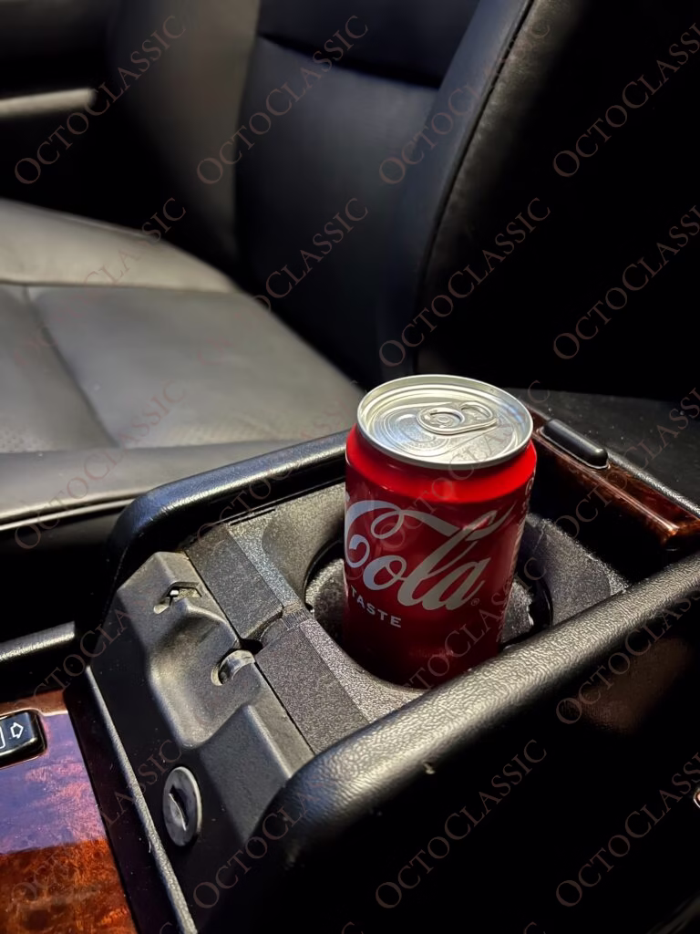 Mercedes W124 C124 A124 S124 Custom Cup Holder Insert Cupholder for Center Console Storage Box
