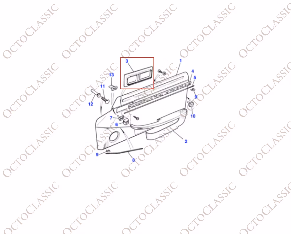 Jaguar XJS 92-96 Pacchetto interruttori sedile Bocchetta con rivestimento nero BEC9536