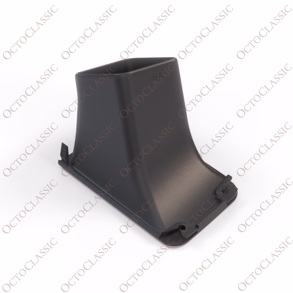 Cubierta de parachoques para conducto de aire BMW E30, izquierda o derecha, negro 51711979324 / 51711979323