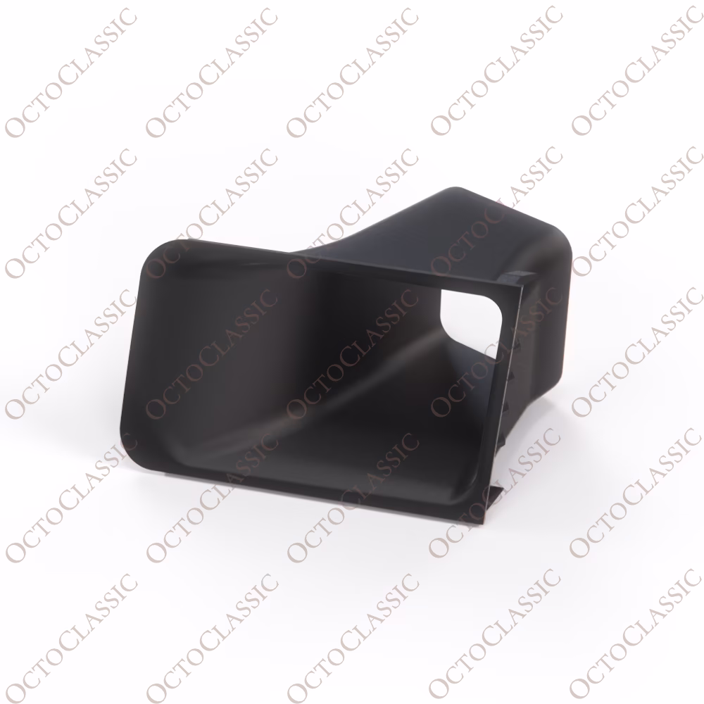 Cubierta de parachoques para conducto de aire BMW E30, izquierda o derecha, negro 51711979324 / 51711979323