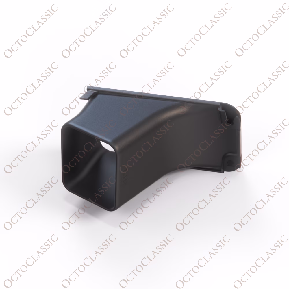 Cubierta de parachoques para conducto de aire BMW E30, izquierda o derecha, negro 51711979324 / 51711979323