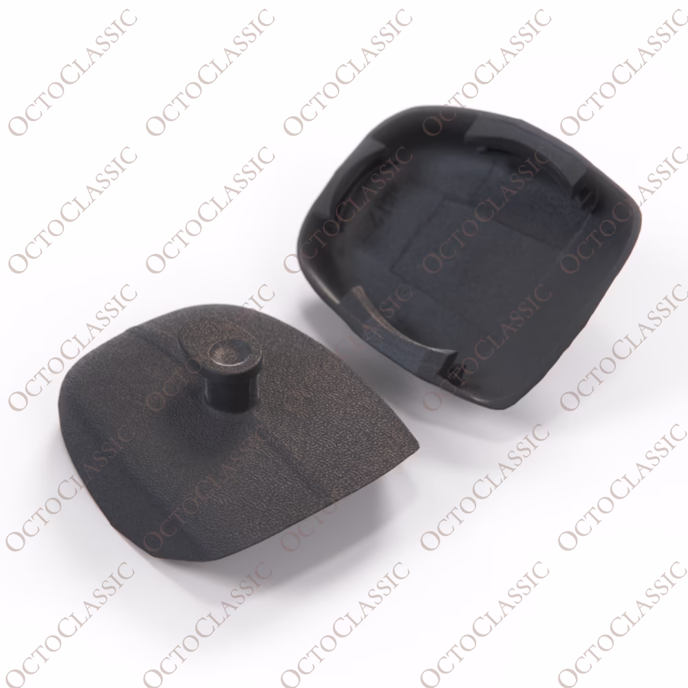 Audi 100 C1 Juego de 2 fundas para soportes solares, color negro