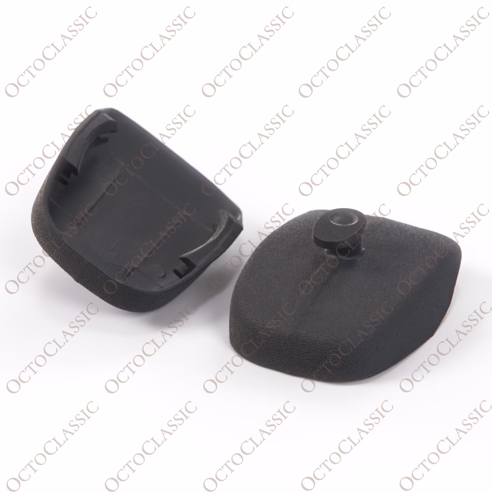 Audi 100 C1 Juego de 2 fundas para soportes solares, color negro