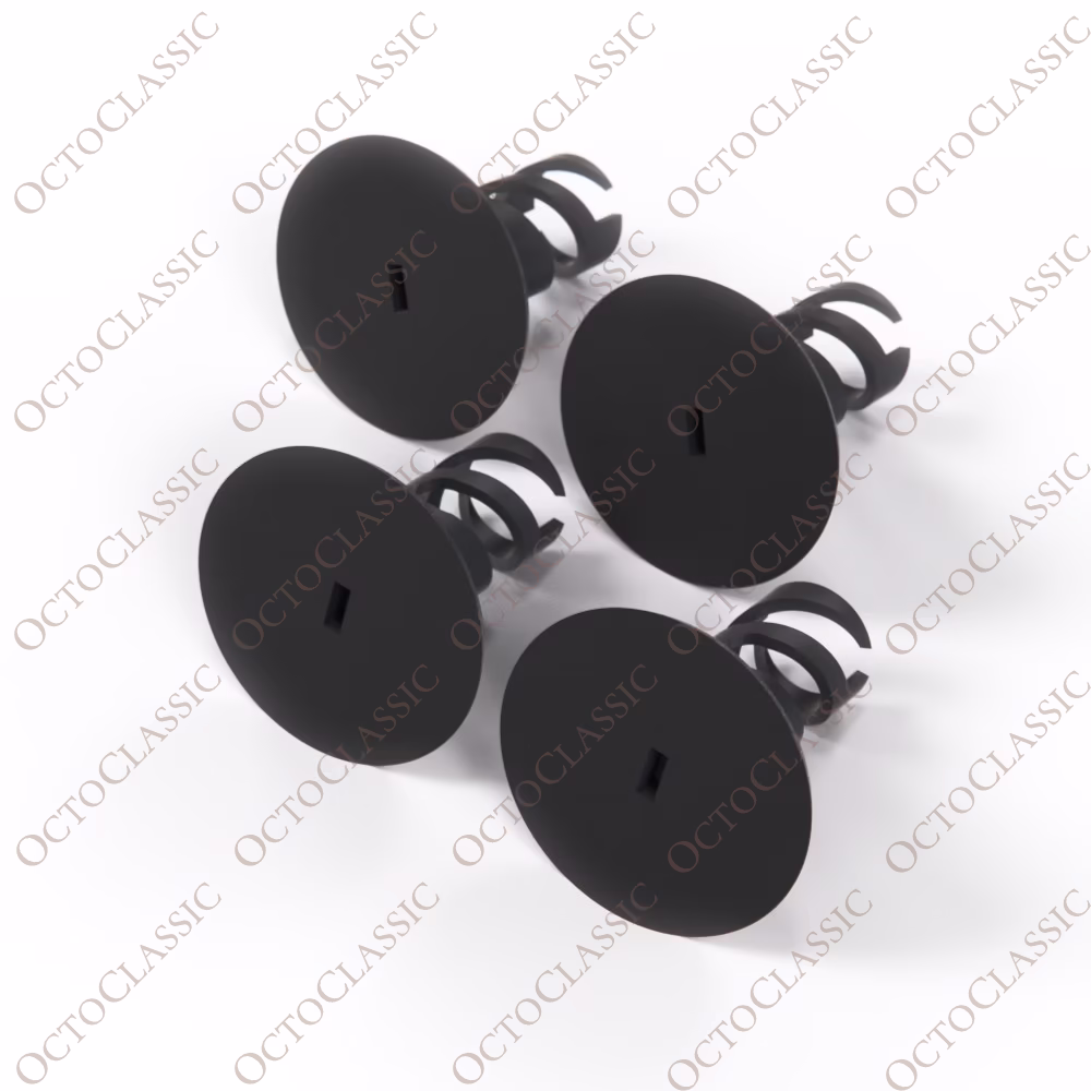 BMW E36 Limousine Jack Point Lock Cover Blind Plug Seitenschweller 4er Set Schwarz 51718227694