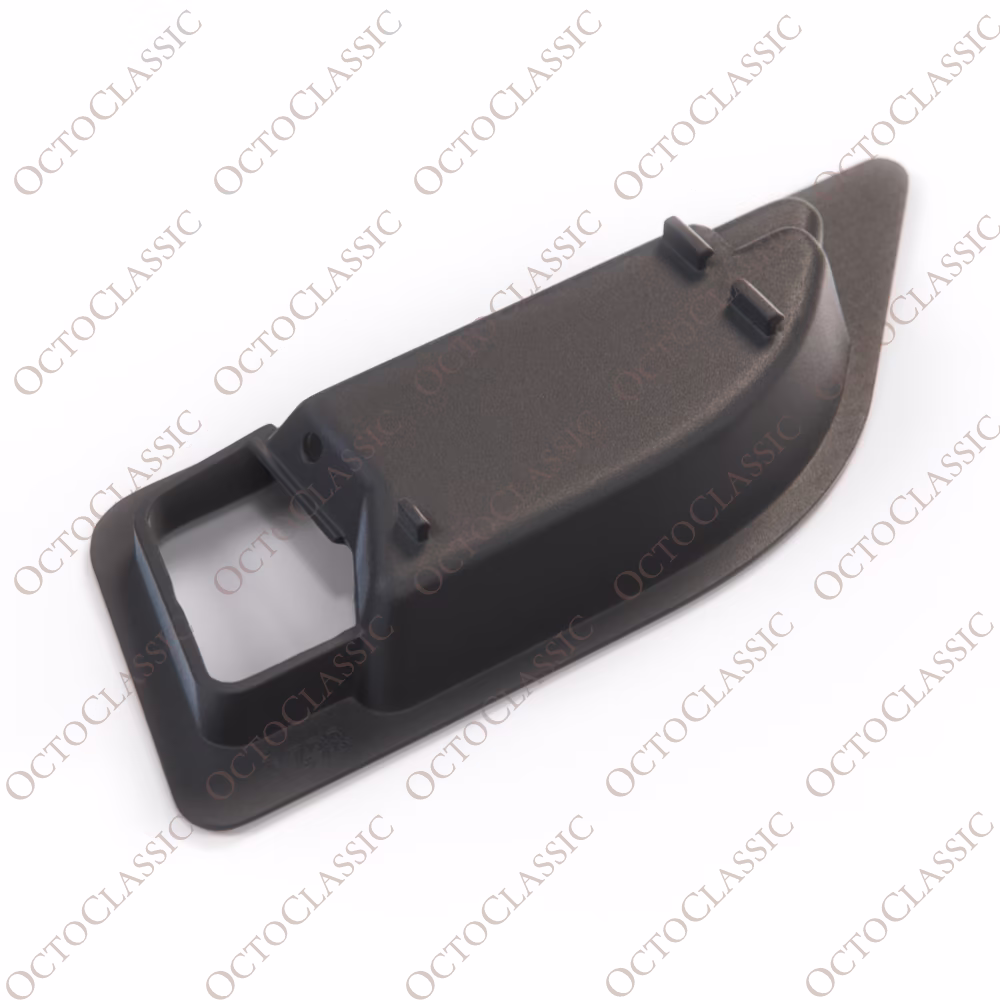 Porsche 928 Manija de puerta interior Embellecedor Cubierta de bisel Pasajero izquierdo o derecho Negro 92853754502 / 92853754602