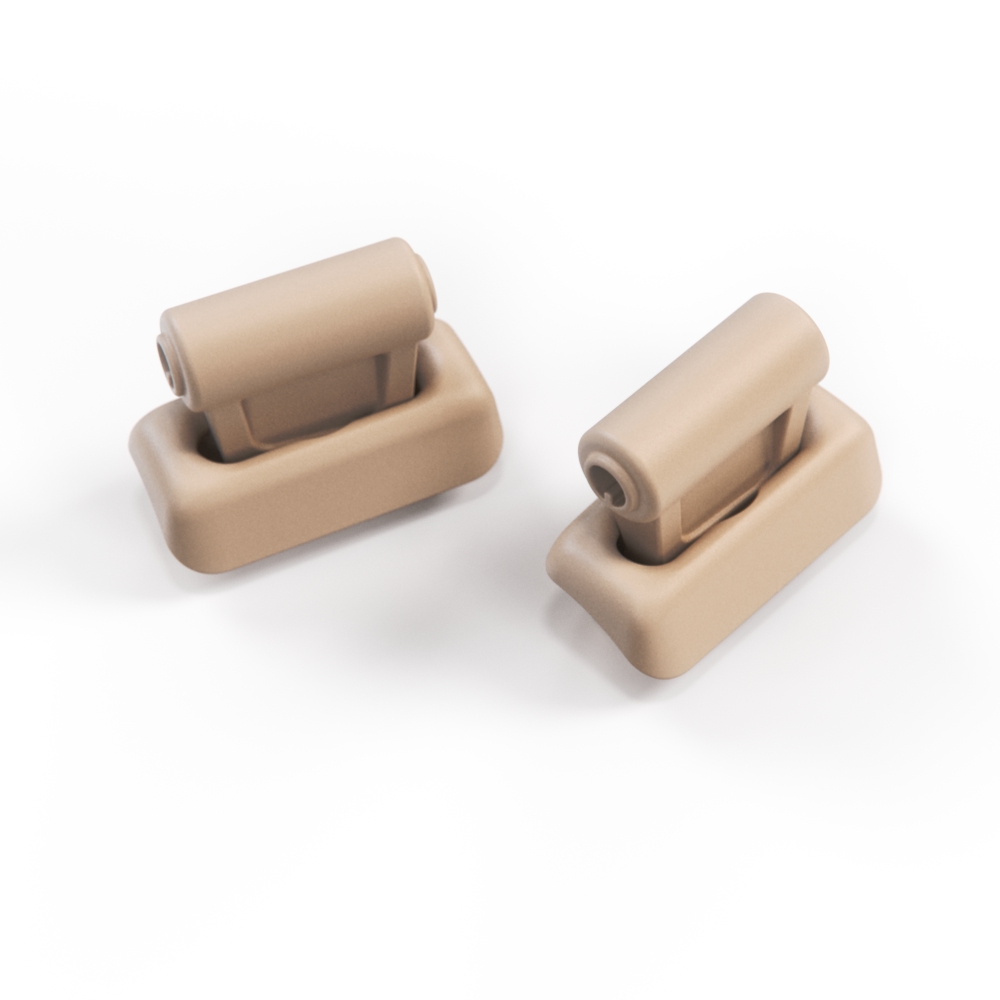 thumbnail image 2 of Pair Black Sun Visors With Clips – Fits R107 – VEP121296 2 of 5