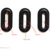 VW Corrado Front Grille Rubber Grommets Bungs (Set of 3)