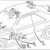 A124 Rama światła bagażnika (Mercedes W124, 1246930006)
