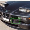 BMW E31 Osłona zderzaka przedniego (lewa lub prawa )(8er CSI 51112253001, 51112253002)