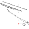 Bmw E30 E28 Z1 Nakładka na ramię wycieraczki szyby przedniej Czarna 61611376313