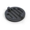 Porsche 944 968 Rejilla embellecedora de tablero para sensor de temperatura negro 94455245100