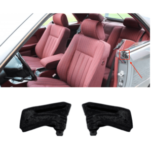 C124 A124 Zestaw uszczelek bocznych okien/drzwi lewy i prawy (Mercedes W124 Coupe i Cabrio)
