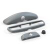 R129 A124 Rear-View Mirror Cover – Complete (Frame + Shell) Version D