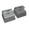 Jaguar XJS, XJ6, XJ8, XJ12, XJR Sun visor Support Clips Set Of 2 ( Sunvisor 1986 to 2001 HMD1084AAAEE )