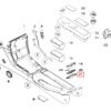 BMW Z3 Coupe E36 Rear Center Console Frame Trim 51168399321