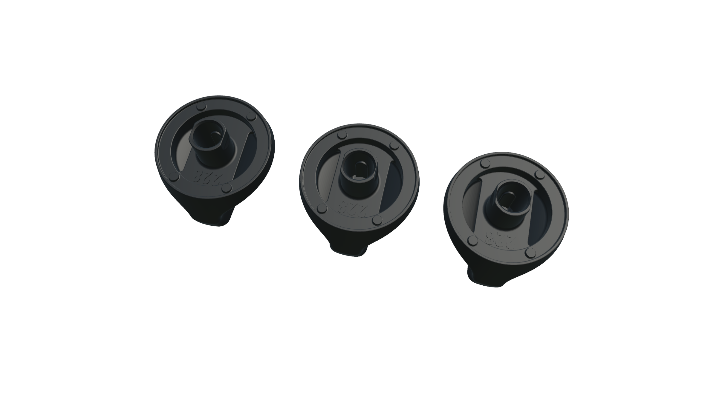 W123 Knob Heater Operation Set of 3 A1238300485 / A1238200192 OctoClassic