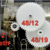 Odometer Speedometer VDO KM/H  BMW Mercedes 48x19 48x12 Gears Repair Kit