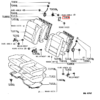 Toyota Supra MK3 Cubierta del perno del asiento trasero trasero de izquierda o derecha 72615-14070/72616-14070