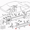 Mercedes R129 AMG PreLift Jacking Point Cover Set of 4 All Colors HWA1296980130, HWA1296980230, HWA1296980330, HWA1296980430