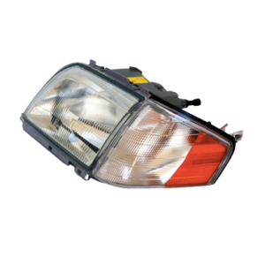 R129 Front Left Headlight, Halogen, With Indicator A1298206361