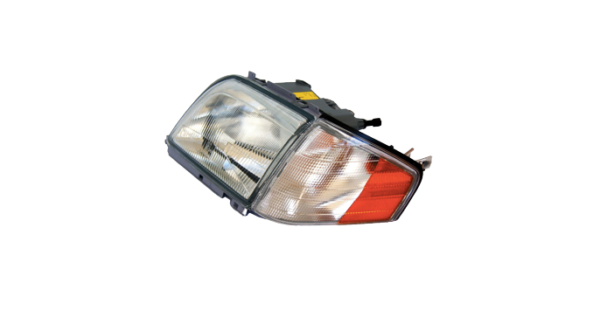R129 Front Left Headlight, Halogen, With Indicator A1298206361