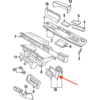 Range Rover Innenraum-Sicherungskastenabdeckung BTR3486RUN