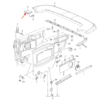 Audi Cabrio-Reparaturdichtungen, obere Verschlusskappen, schwarz, 2er-Set, 8G0868581C und 8G0868582C