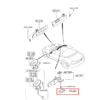 Mazda Miata MX5 Rückspiegel-Stielabdeckung, Schwarz