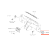 Nissan 240SX S14 Rejilla de ventilación del instrumento del tablero izquierda o derecha 6842165F00/6842165F01