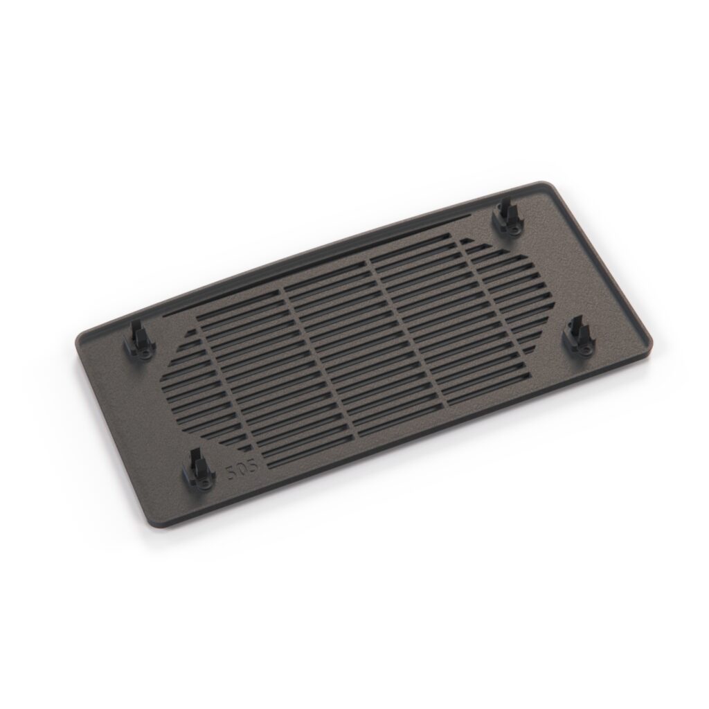 Volvo 240 245 Dash Center Speaker Grille Cover – Black – Swedish Car Parts 1307095
