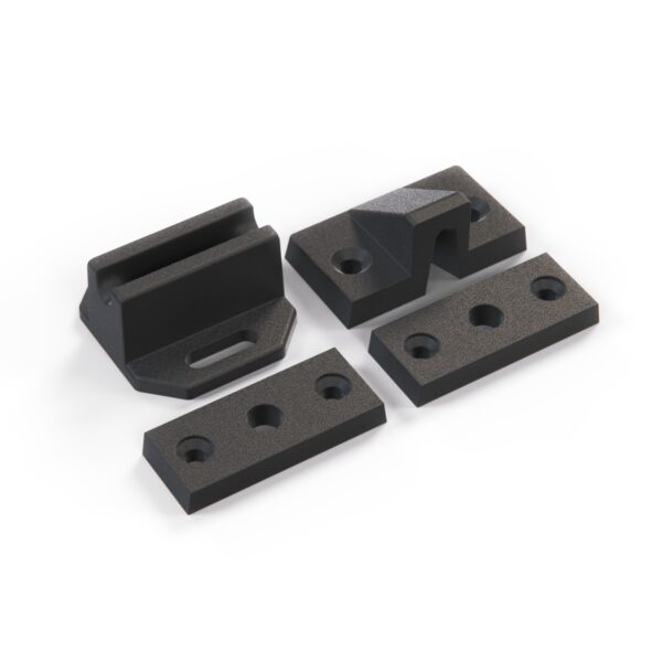 W113 Set di supporti in plastica per molle di torsione del cofano (4 pezzi) nero A1138800078