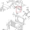 VW Golf MK2 Tapa de batería Intercooler Guía de aire Parrilla 191 121 341