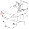 Chevrolet Corvette C6 Scheinwerferwaschanlage Wischerdüsenabdeckung grundiert links oder rechts 10327692 10327691
