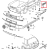 VW Golf MK3 Jetta Inscripción lateral Letras GT 1H0 853 714