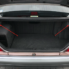 W140 Clase S Interior alfombra de maletero revestimiento de maletero juego de 2 molduras negras