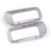 Ford Sierra Sapphire Cosworth Fog Light Surrounds Trim Cover Set Left And Right Primed 1651188 / 1651189