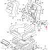 L'attrezzatura e la copertura del sedile Audi A8 S8 D2 ricoprono il platino sinistro o destro 4D0881463CEC3/4D0881464CEC3