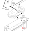 Mazda MX5 Clip de moldura de balancín exterior, juego de 8, negro NE56-51-SJ3A