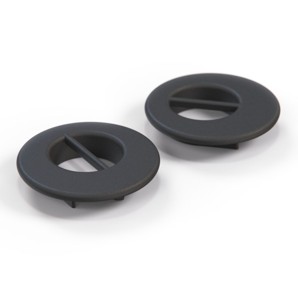 BMW Mini R50 R52 R53 Dash Vent Reemplazo Juego de 2 Negro - OctoClassic