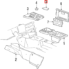 Porta posacenere console Corvette C4 GM 14047526